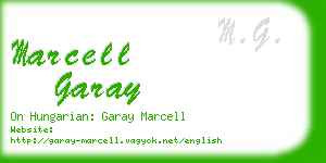marcell garay business card